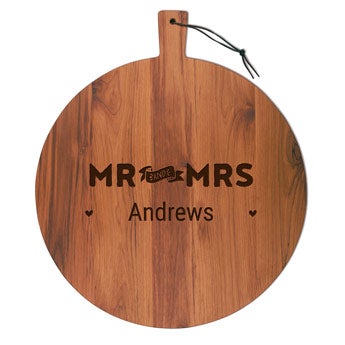 Wooden serving platter - Teak