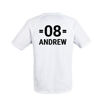 Men's sports t-shirt - White