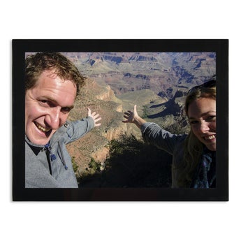 Glazen fotolijst met foto