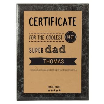 Cel mai bun certificat de tată