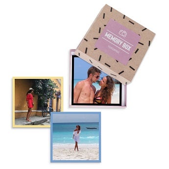 Printed photo gift box
