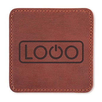Leder Untersetzer