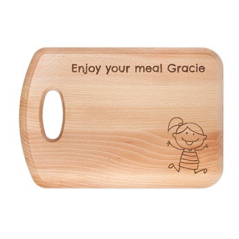 Skärbräda med gravyr
