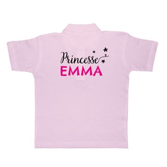 Polo personnalisé - Enfant - Rose