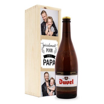 Bière avec étiquette personnalisée