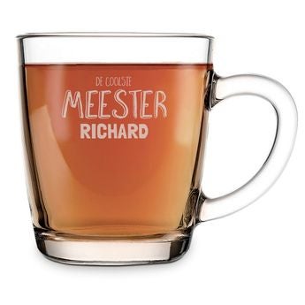 Juf / Meester theeglazen