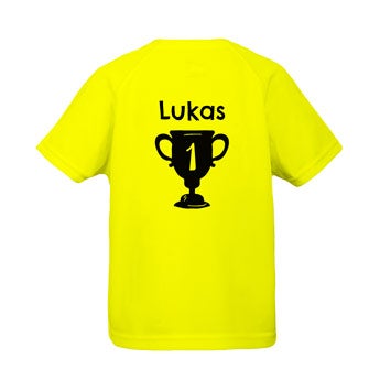 Kinder Sportshirt - Gelb