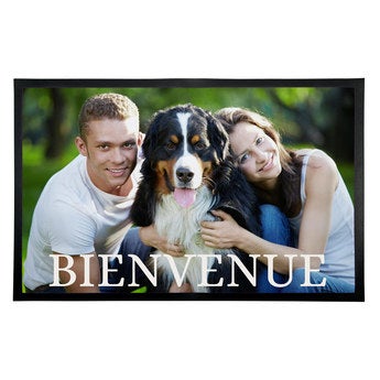 Paillassons personnalis&eacute;s