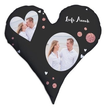 Kussen volledig bedrukt - Hart