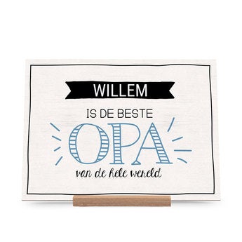 Houten kaart - Algemeen