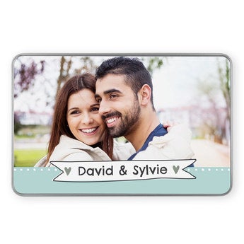 Boîte cadeau en métal