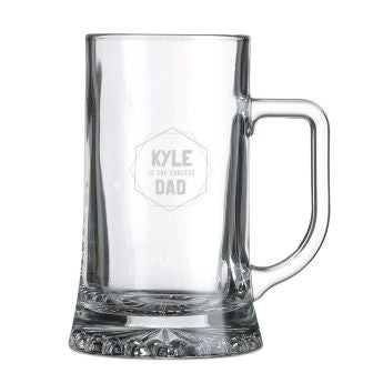Glass beer mug