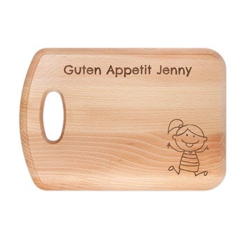Schneidebrett mit Gravur