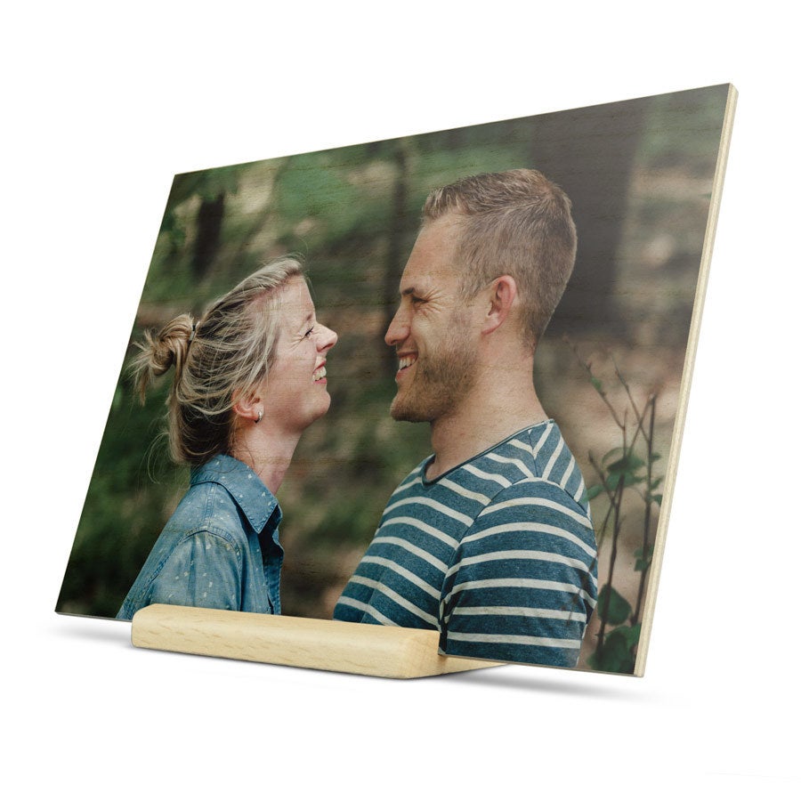 Holzpost zum Valentinstag