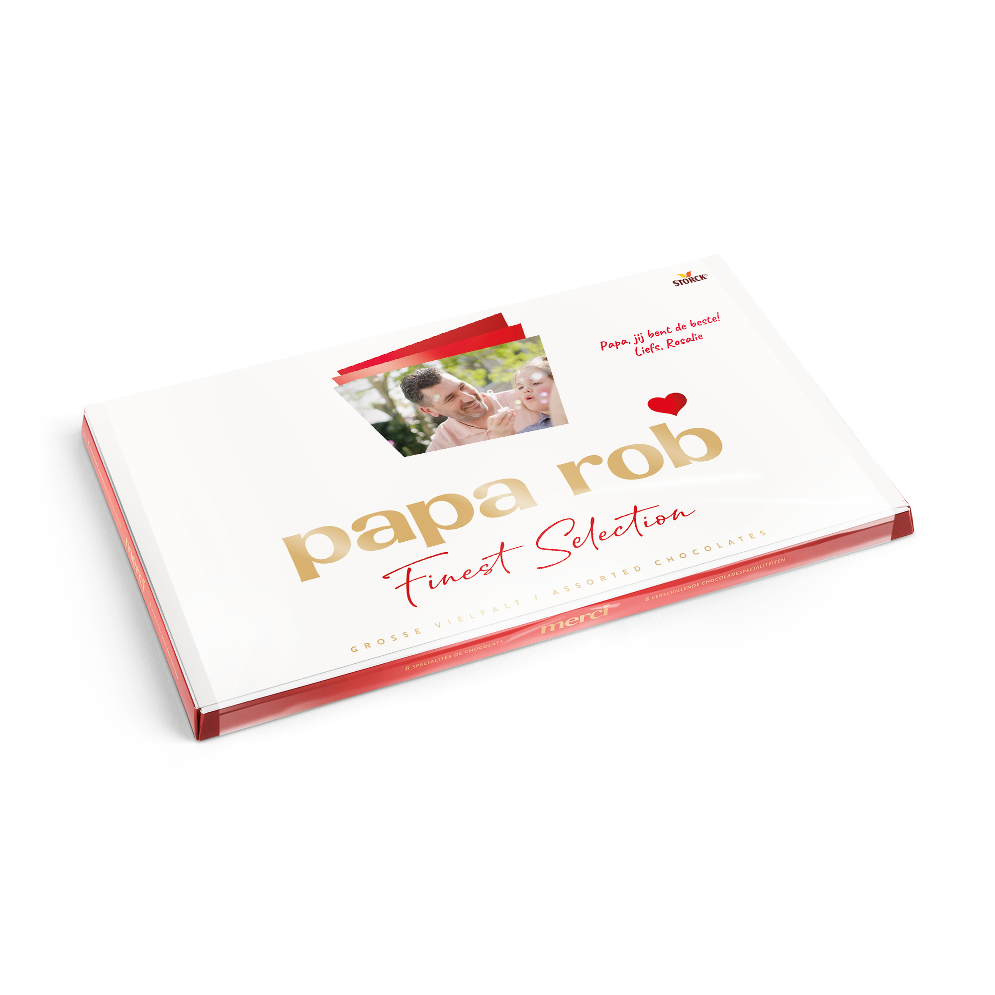 Merci Finest Selection chocolade mix met gepersonaliseerde kaart - 400 gram
