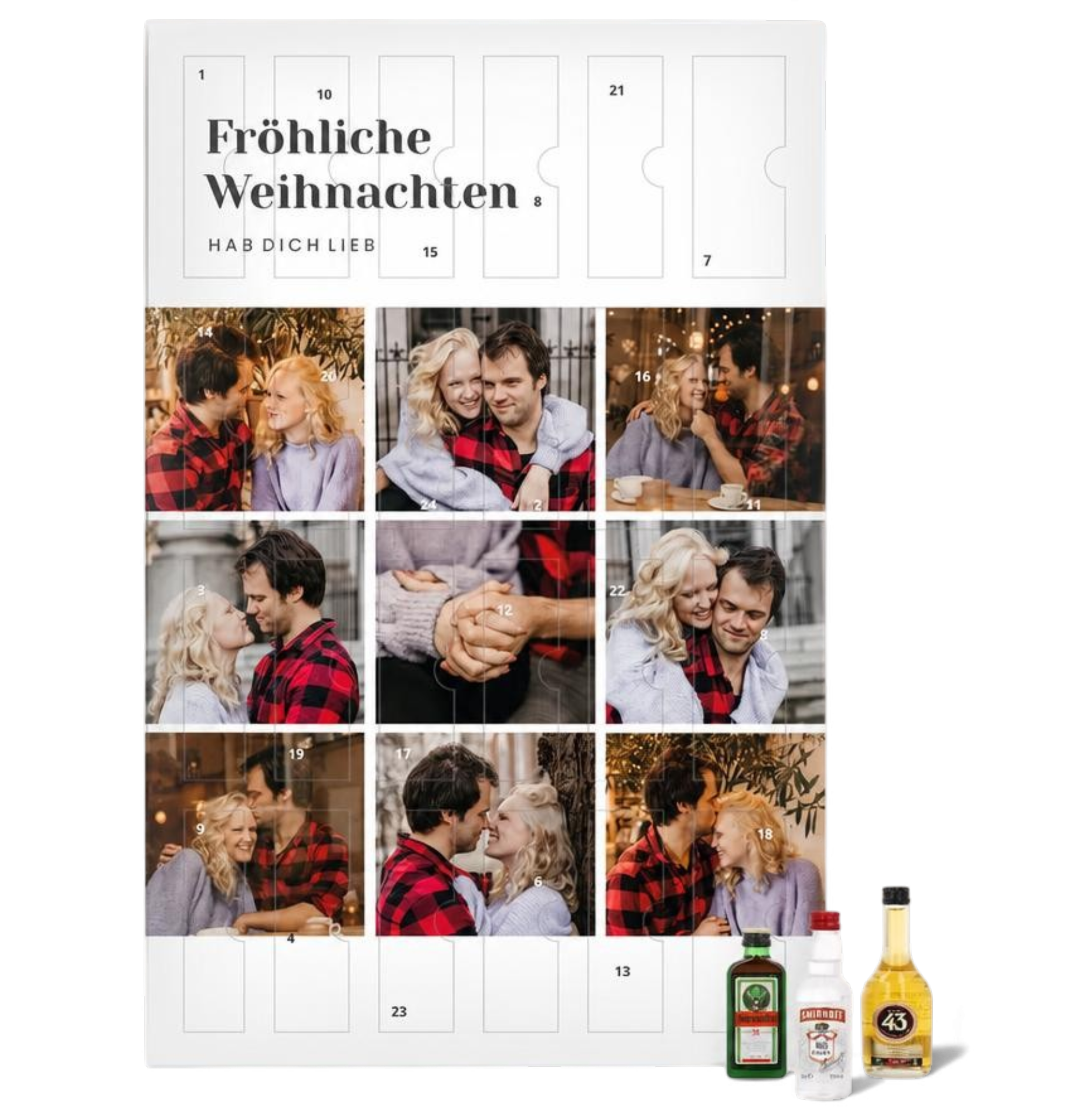 Personalisierter Spirituosen-Adventskalender
