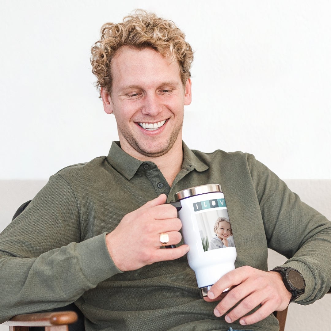 Personalised travel mugs
