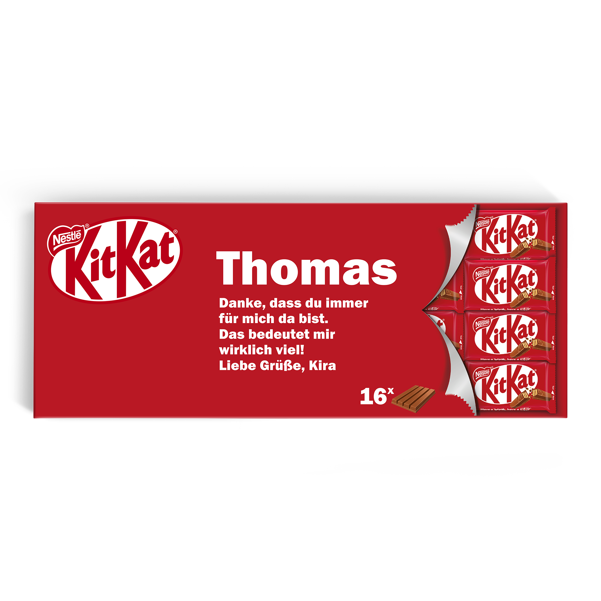 XXL KitKat Riegel mit Name & Foto