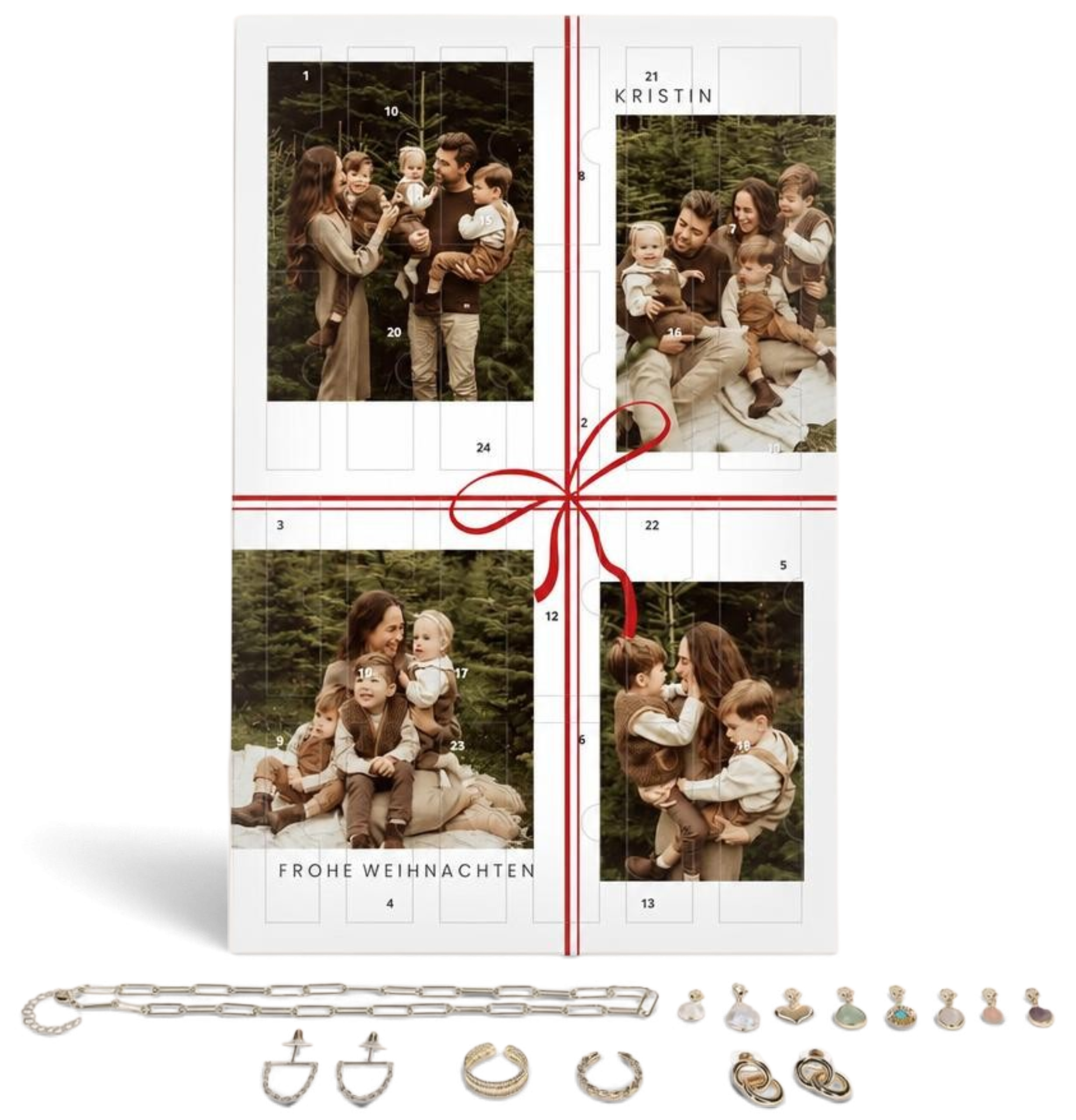 Personalisierter Luxus-Schmuck-Adventskalender