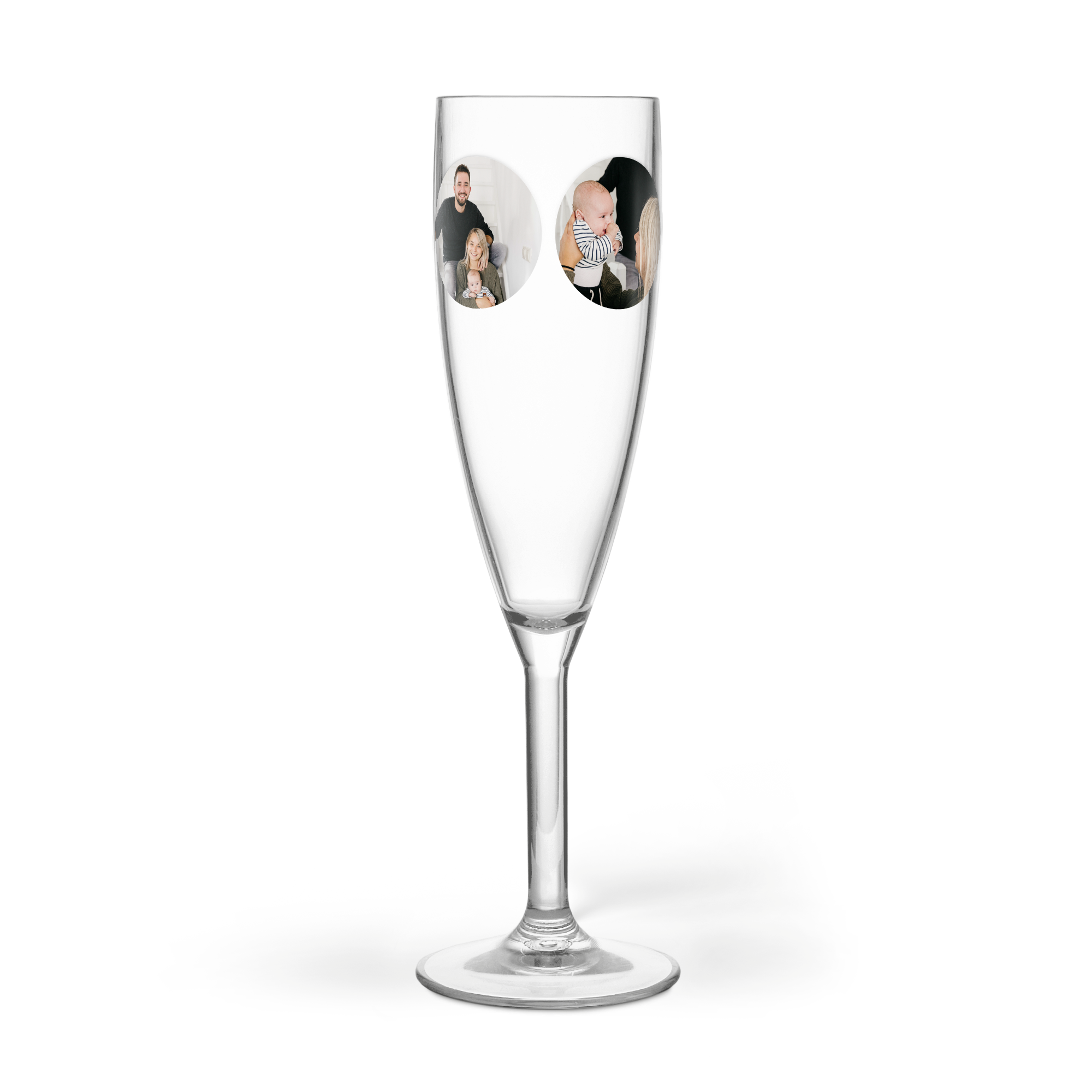 Champagne Glass - Plastic - Printed