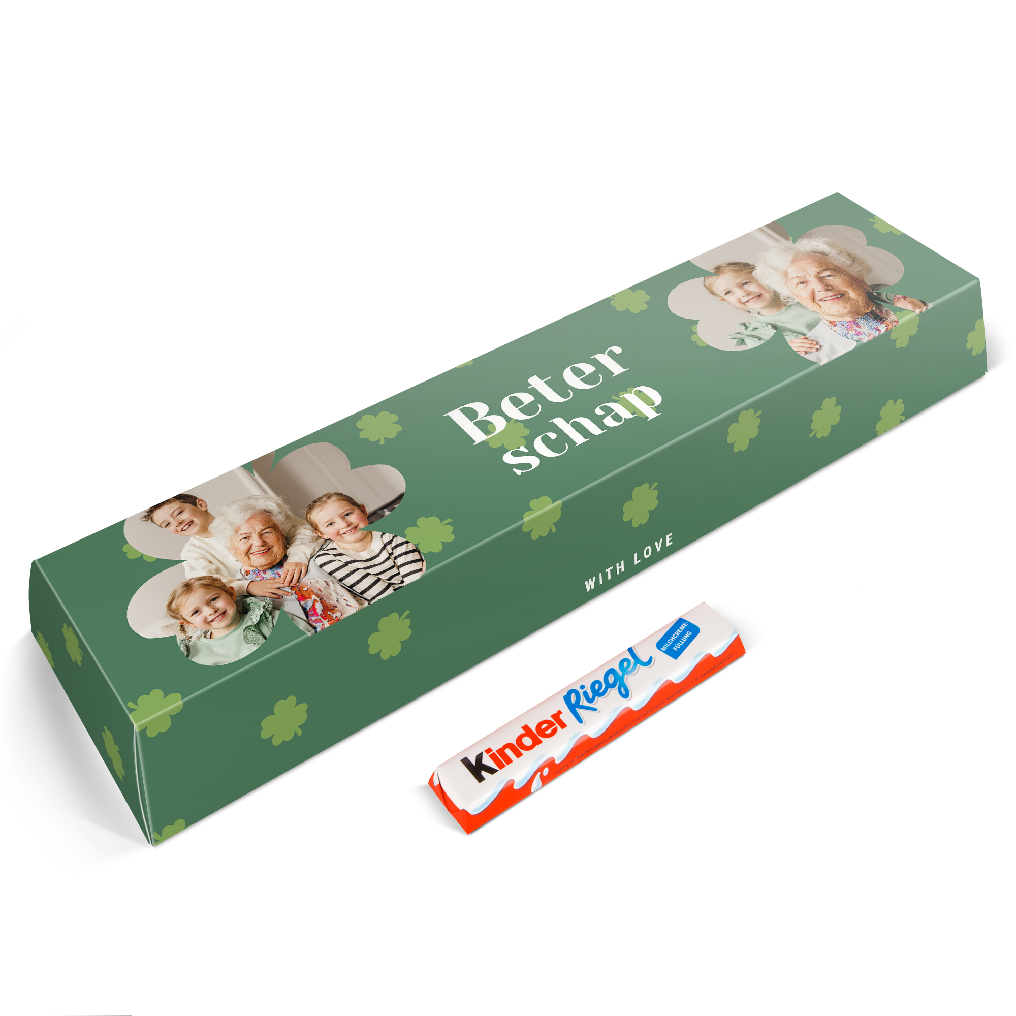 kinder chocolate XXL bar with name