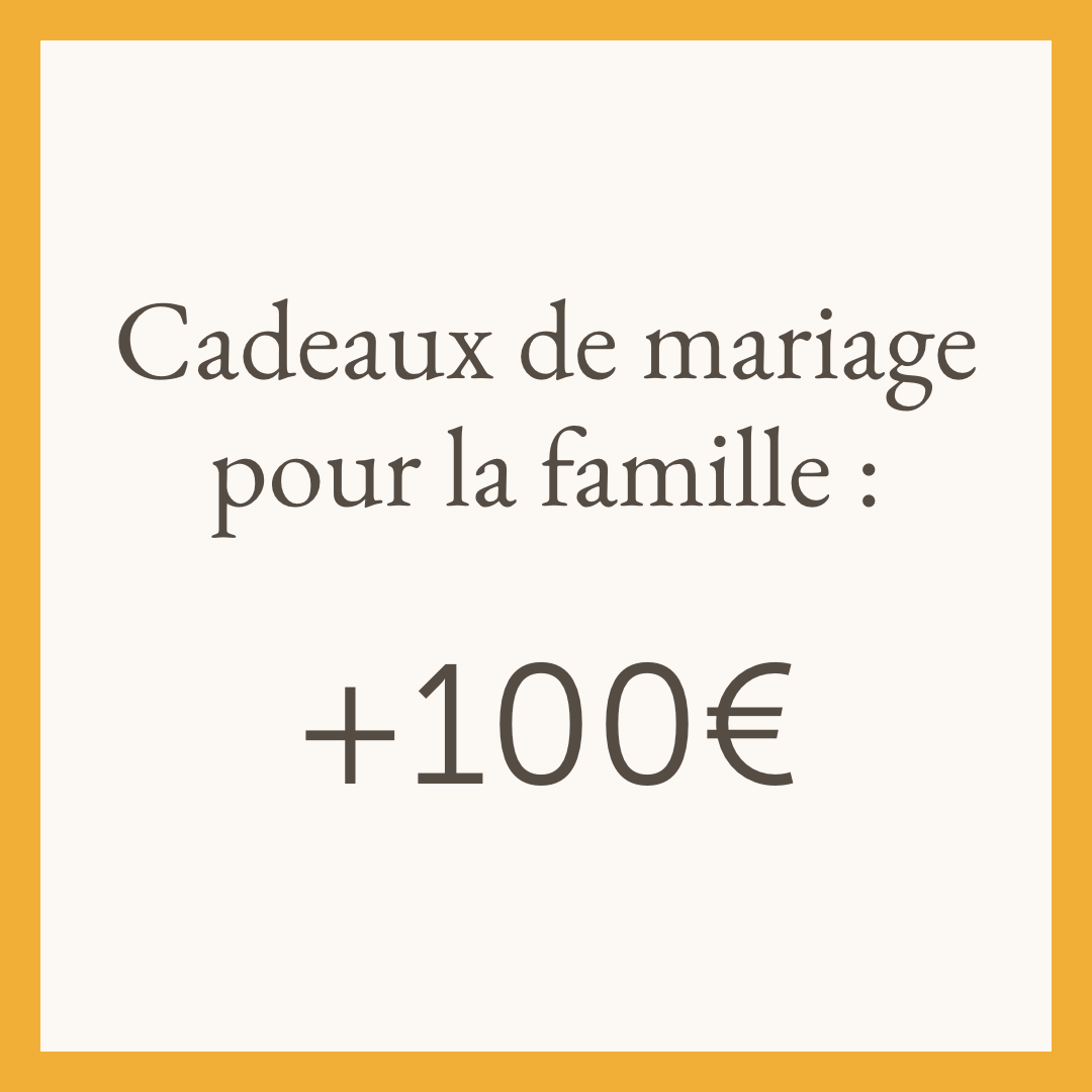 Dépenser cadeau de mariage