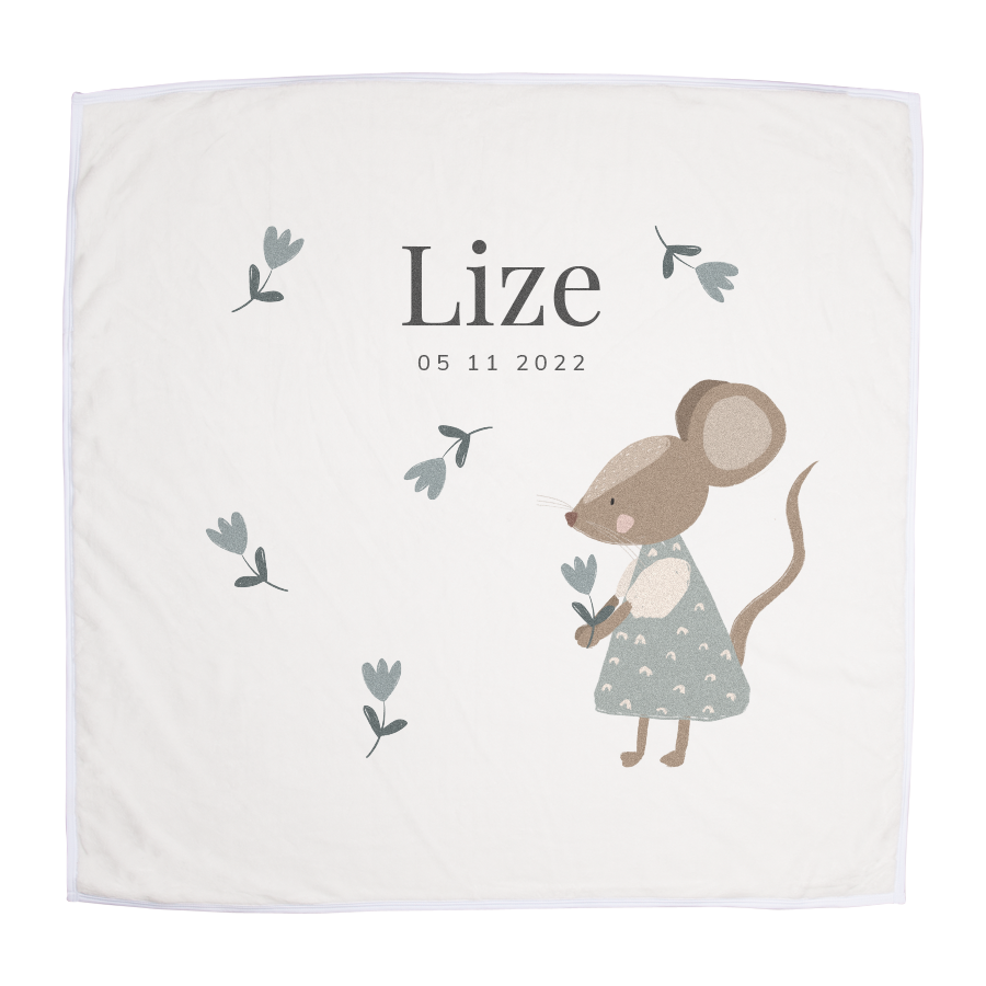 Personalised baby blanket