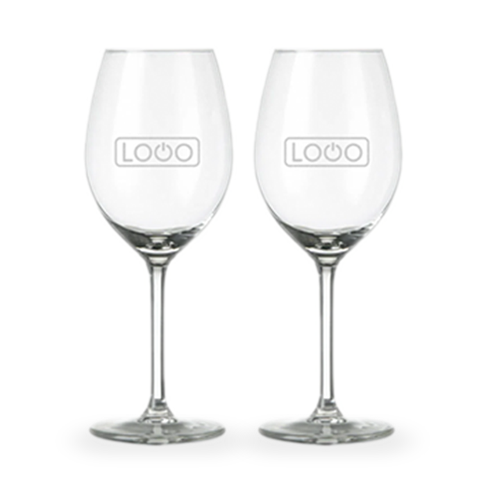 Personalised White Wine Glasses - 2 pcs