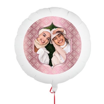 Ballon hélium avec photo et texte