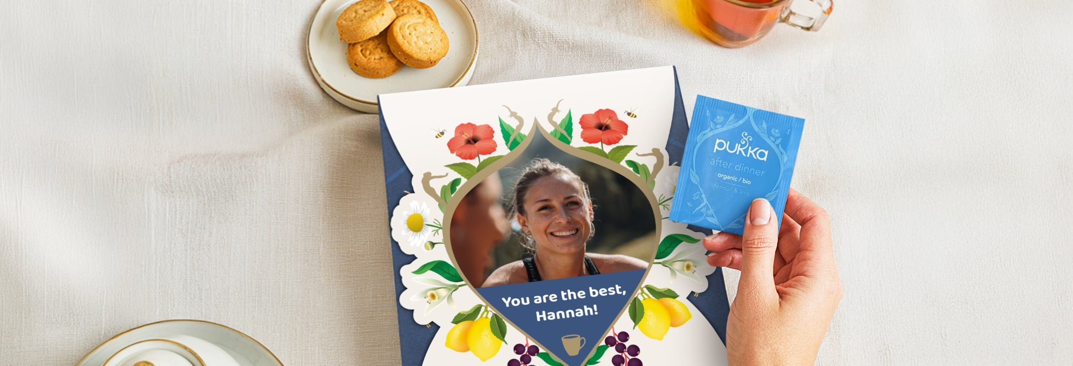 Nieuw bij YourSurprise: Gepersonaliseerde thee giftbox in samenwerking met Pukka