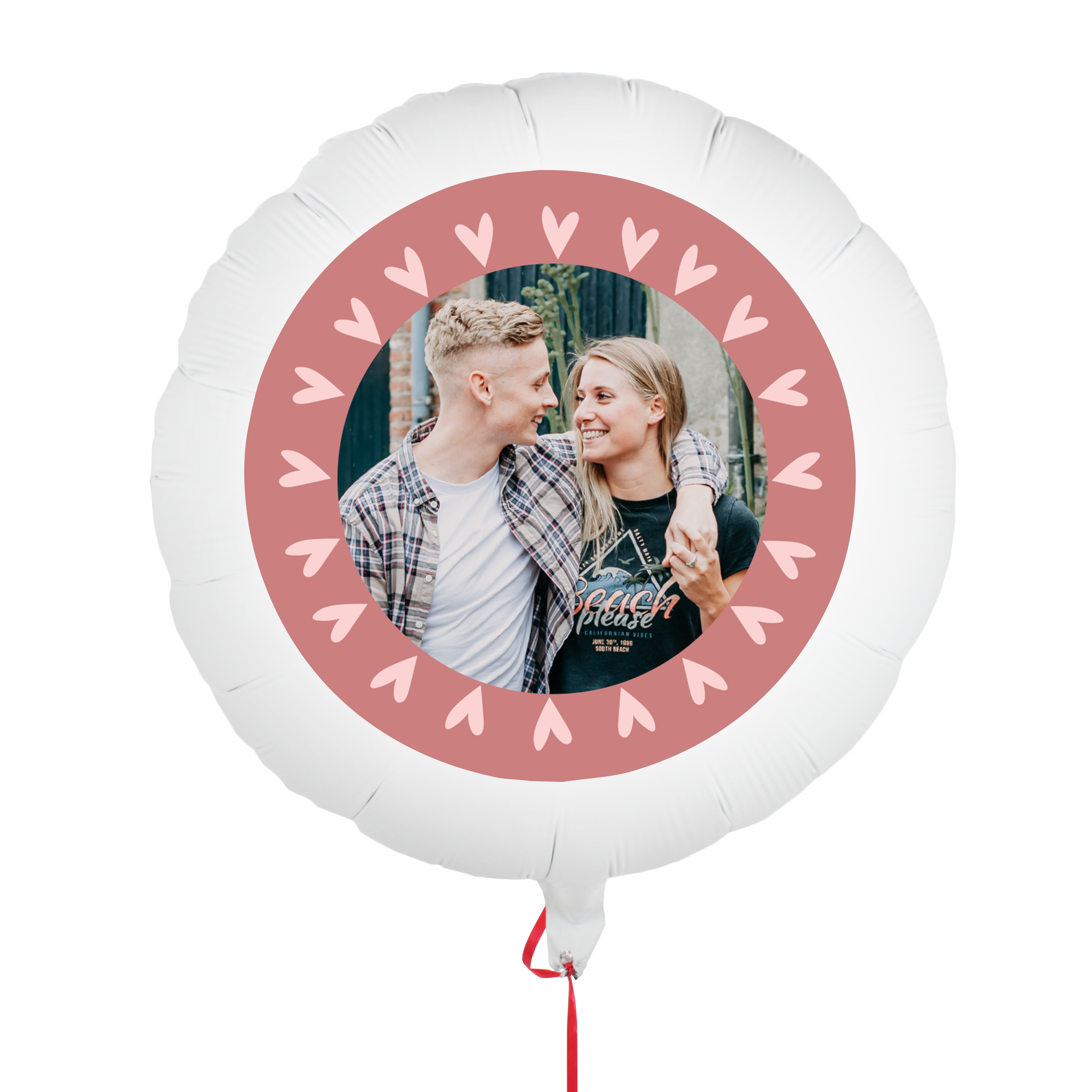 Balloon with photo and text