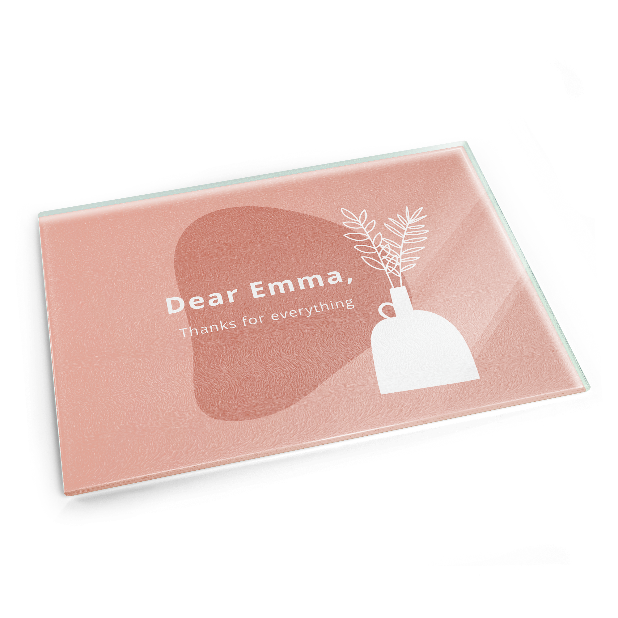 Personalised chopping board - Glass - Large