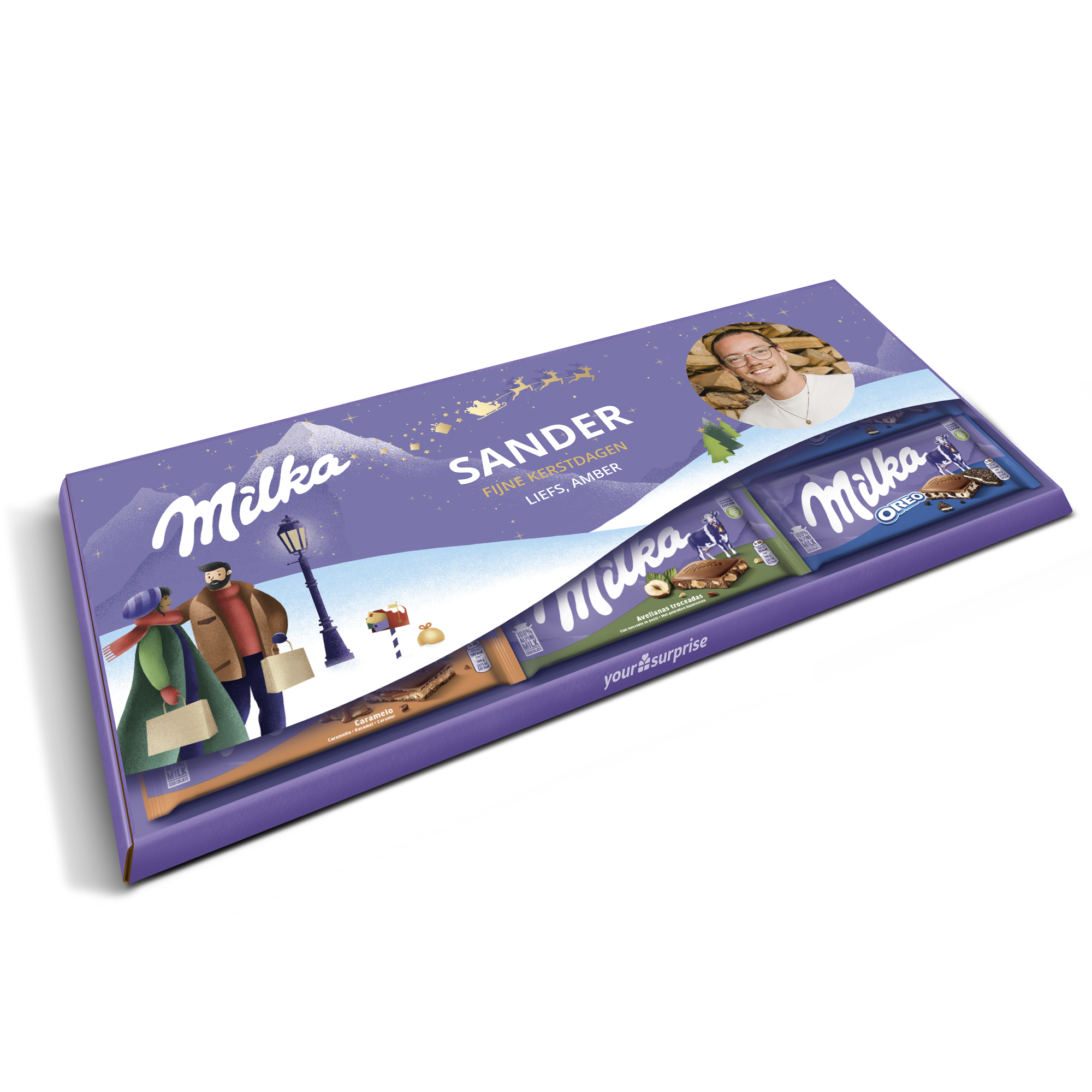 Tabletă de ciocolată personalizată Milka XXL - 900 grame