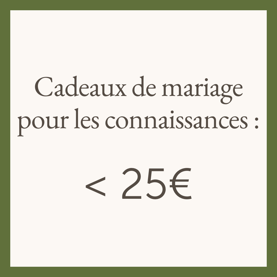 Dépenser cadeau de mariage