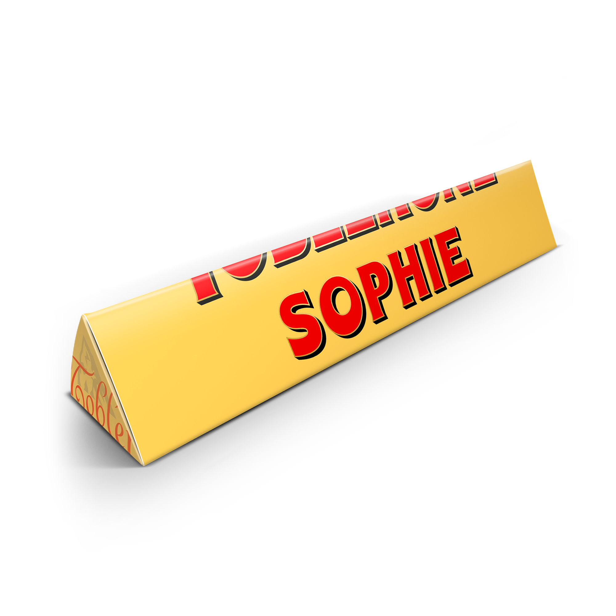 Toblerone csokoládé névvel és fényképpel - 360 gramm