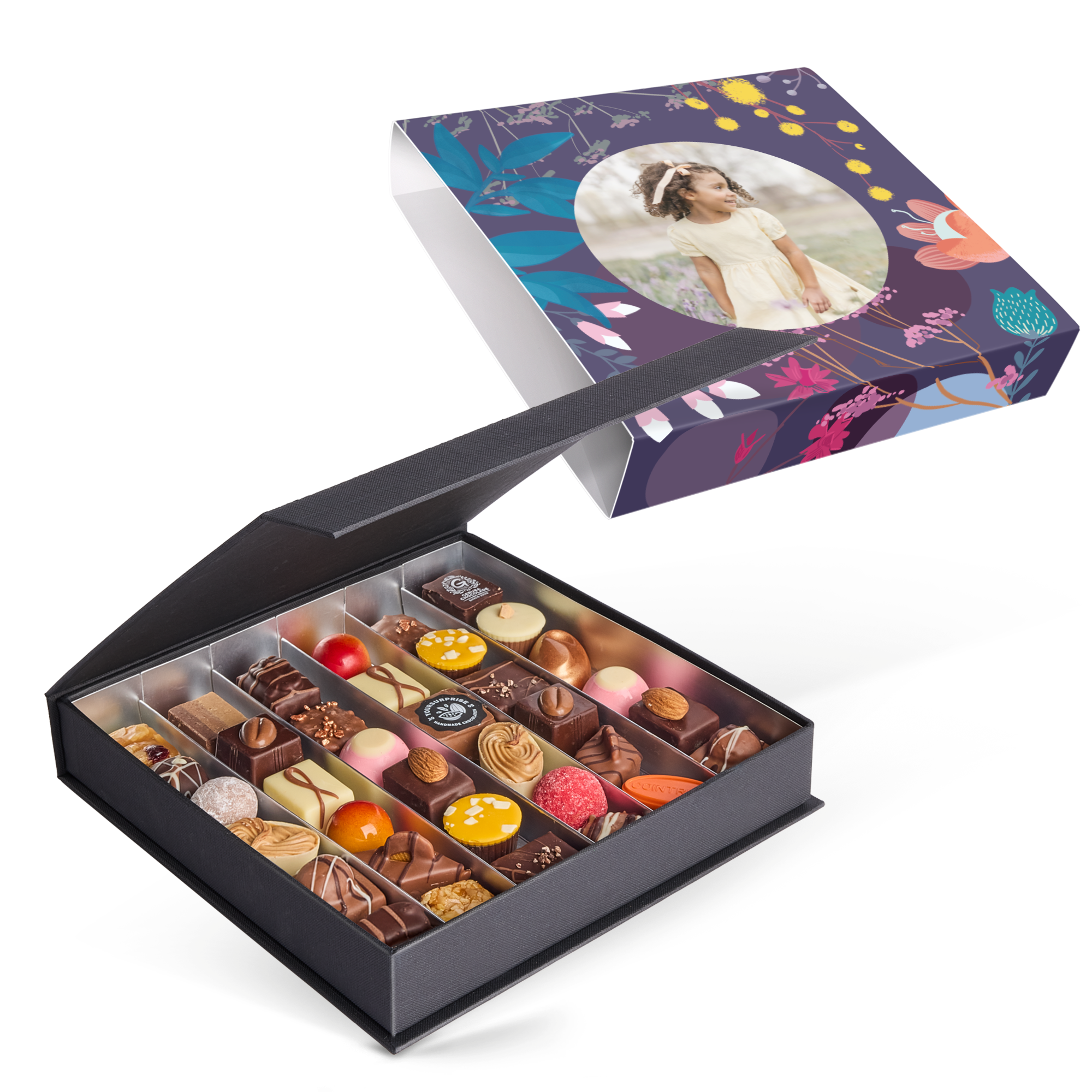 Pralinenverpackung selbst gestalten – 36 Pralinen
