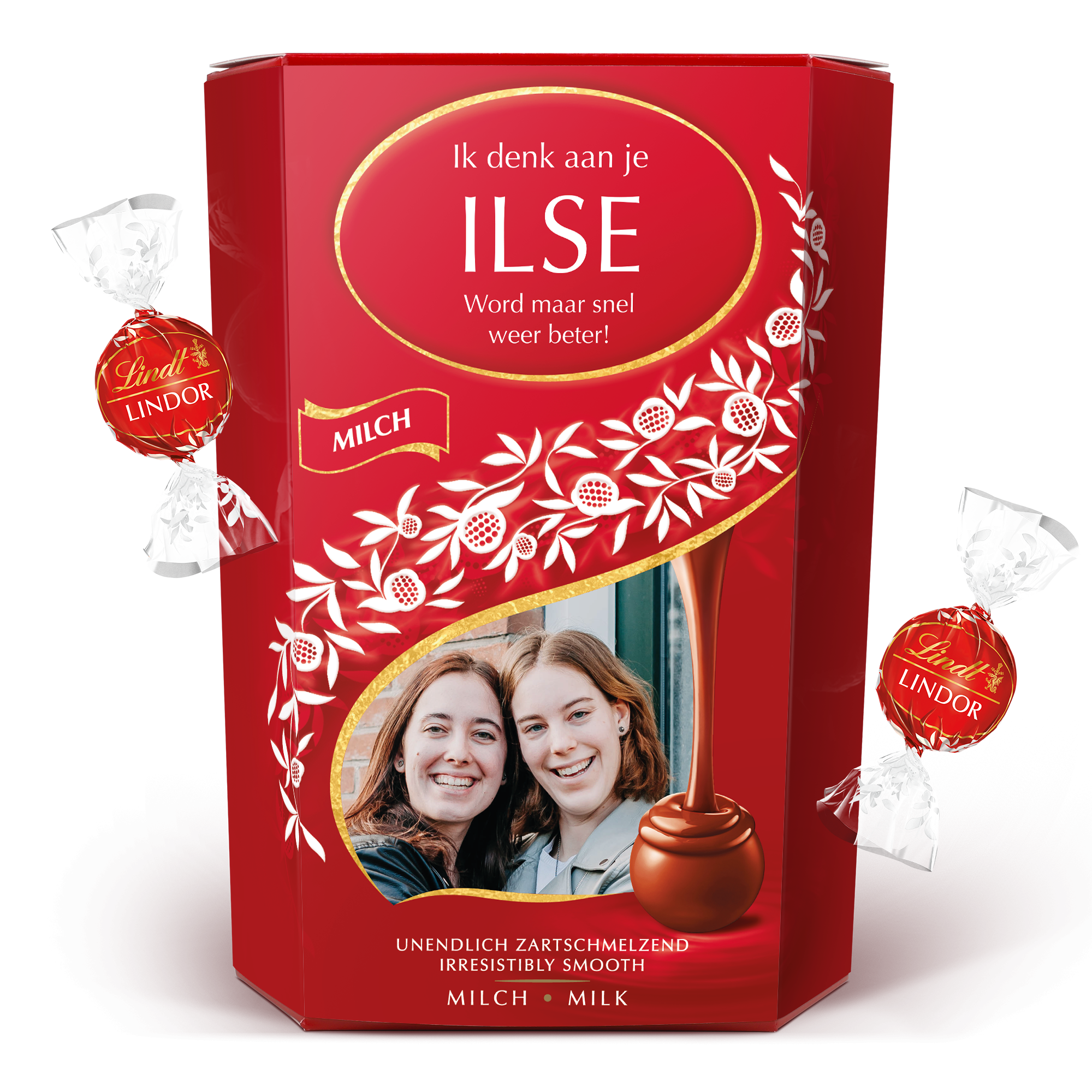 Gepersonaliseerde Lindt Chocolade Giftbox - Melk