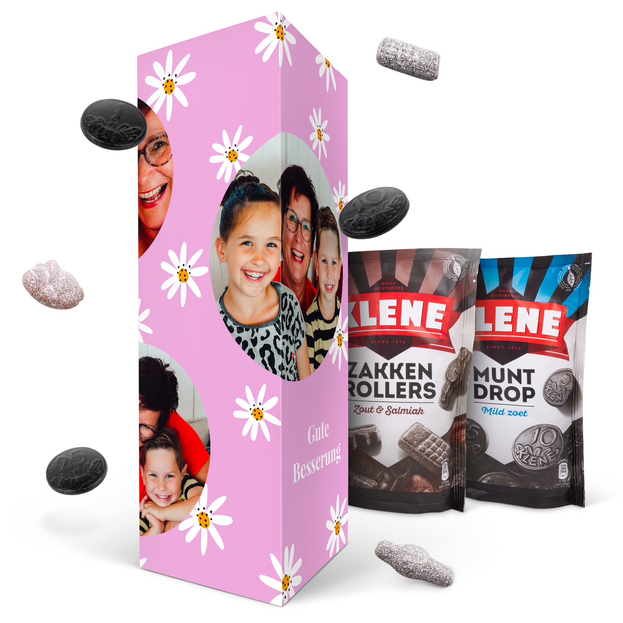 Personalisierte Gechenkbox mit Klene Lakritz