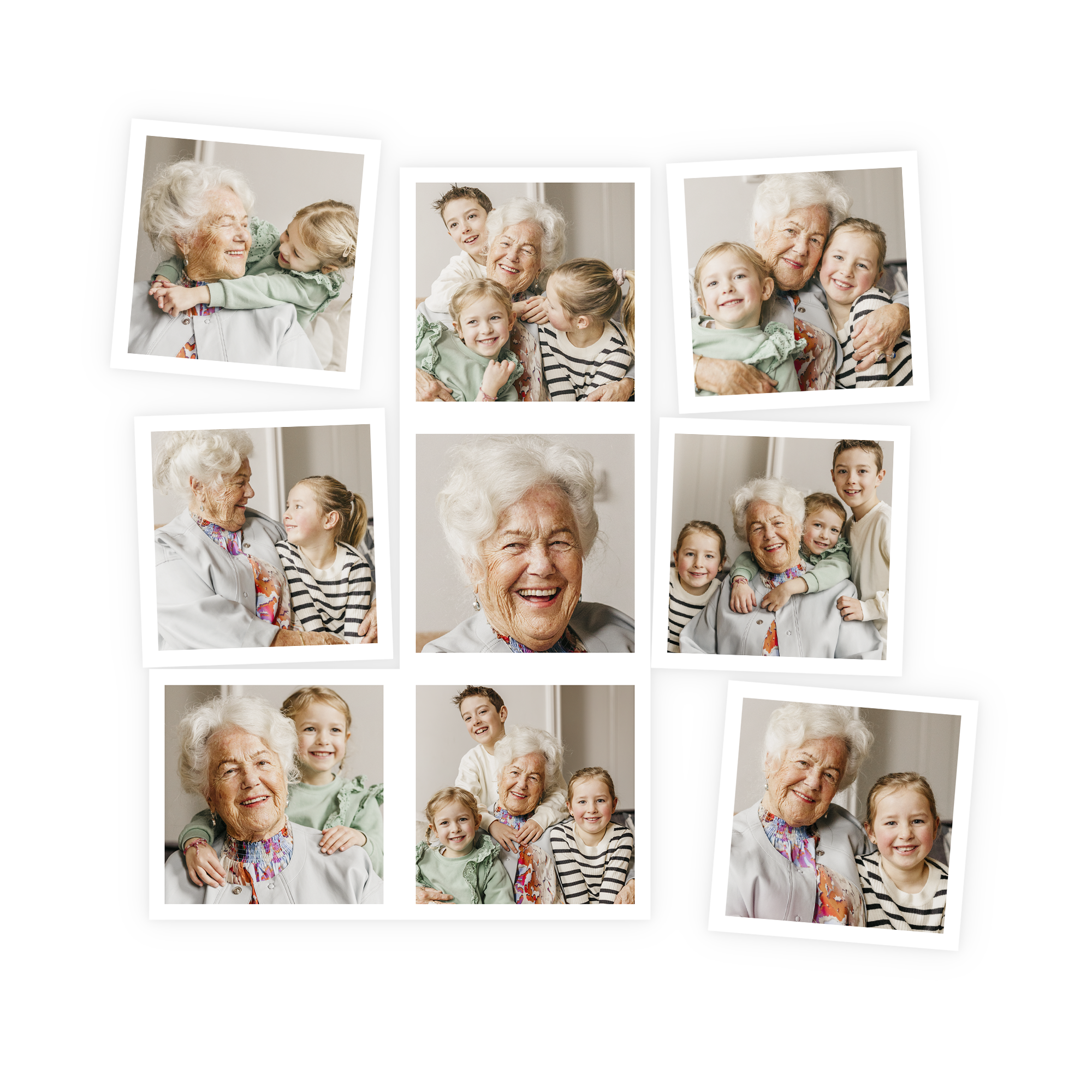 Photo magnets - 7x7 cm - 9 pcs