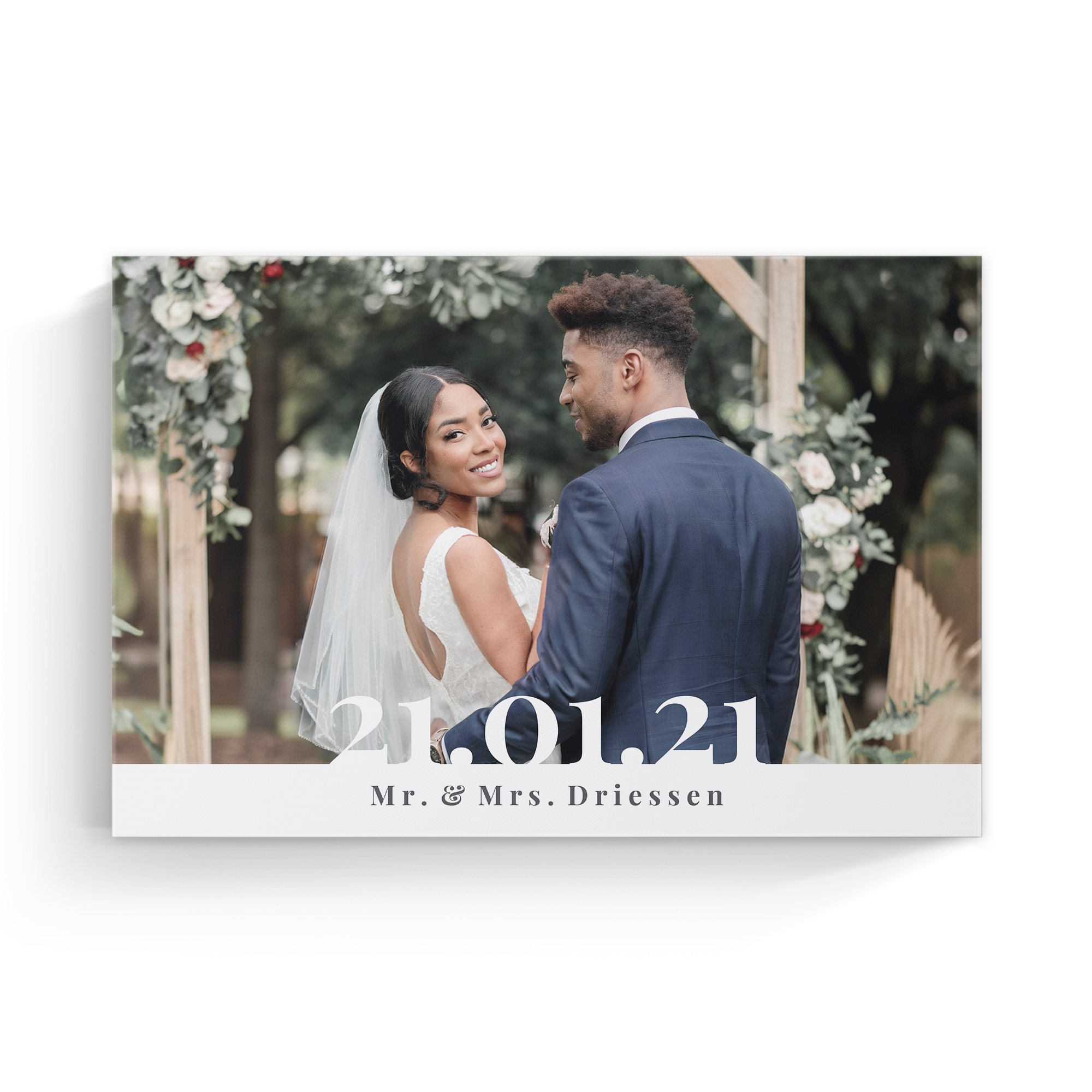 Personalised photo canvas