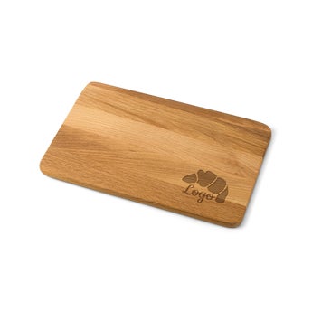 Personalised wooden chopping board