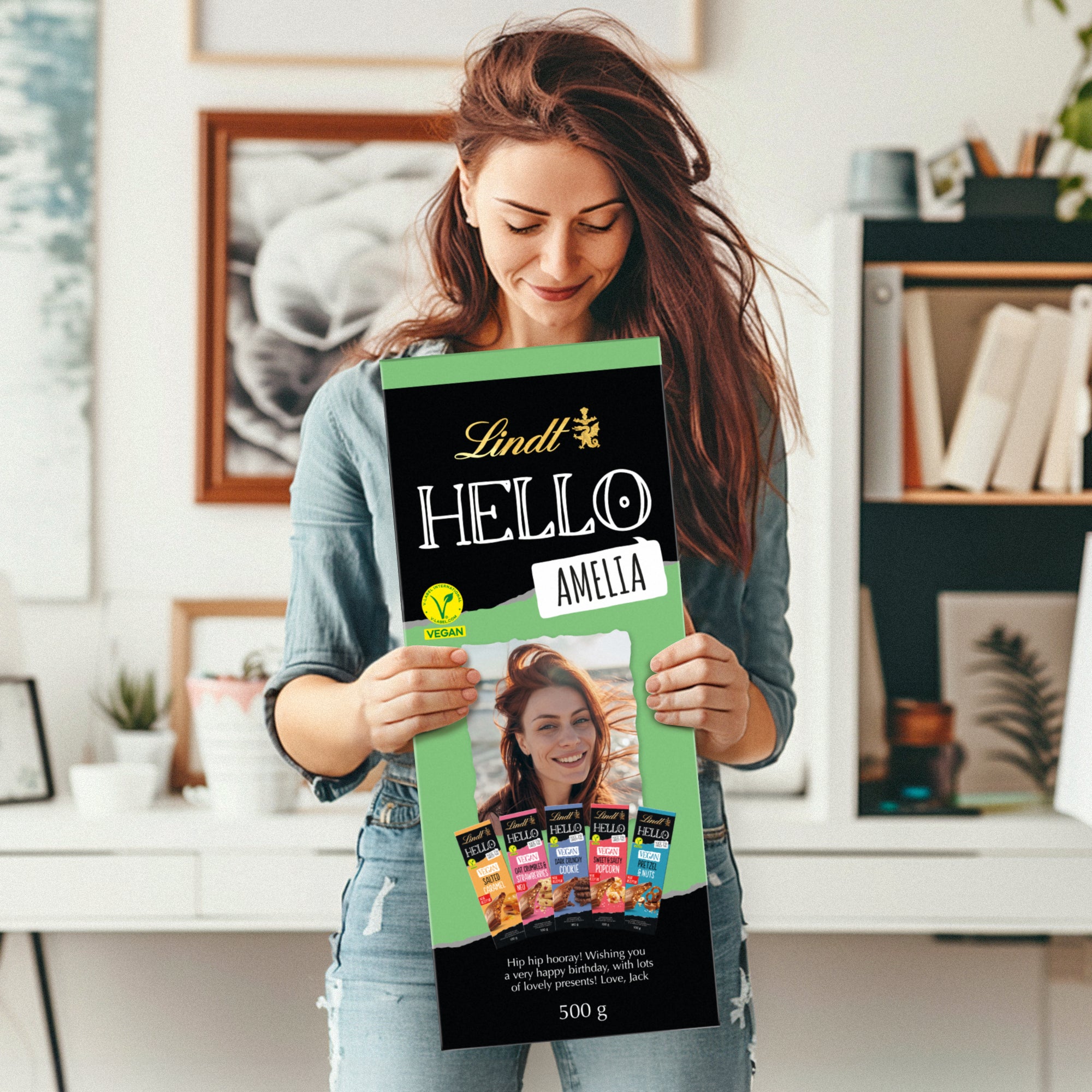 XL Lindt Hello Vegan -suklaapatukka