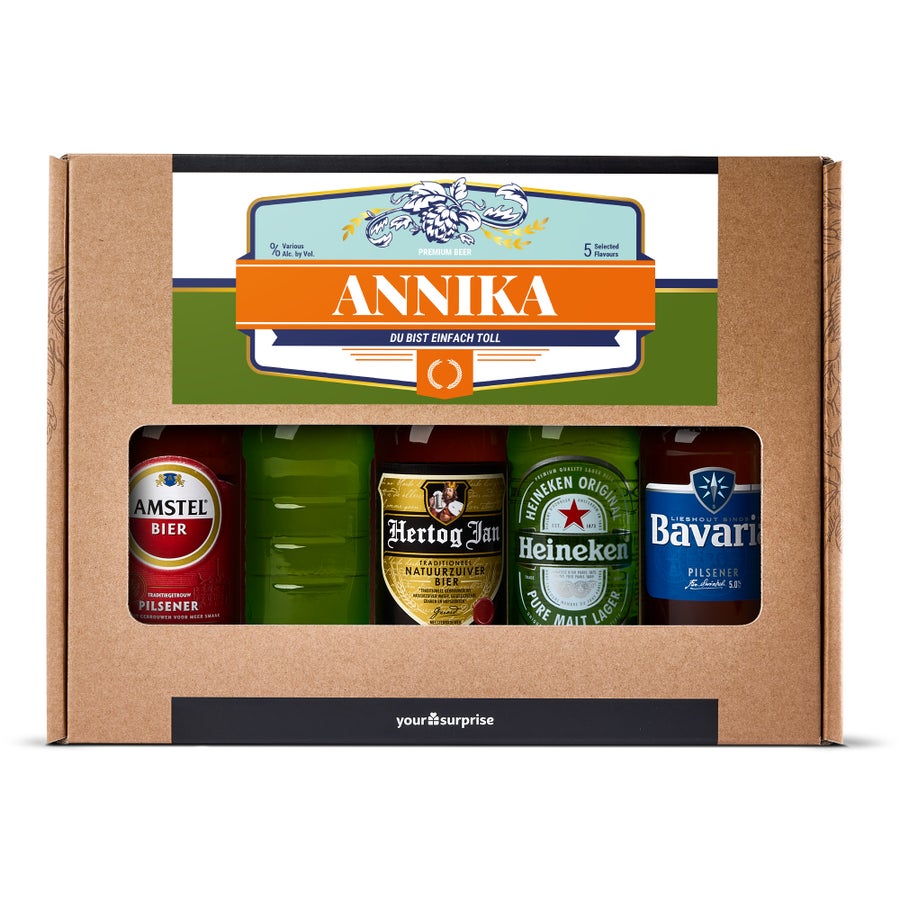 Bier Geschenkset personalisieren - Geburtstag