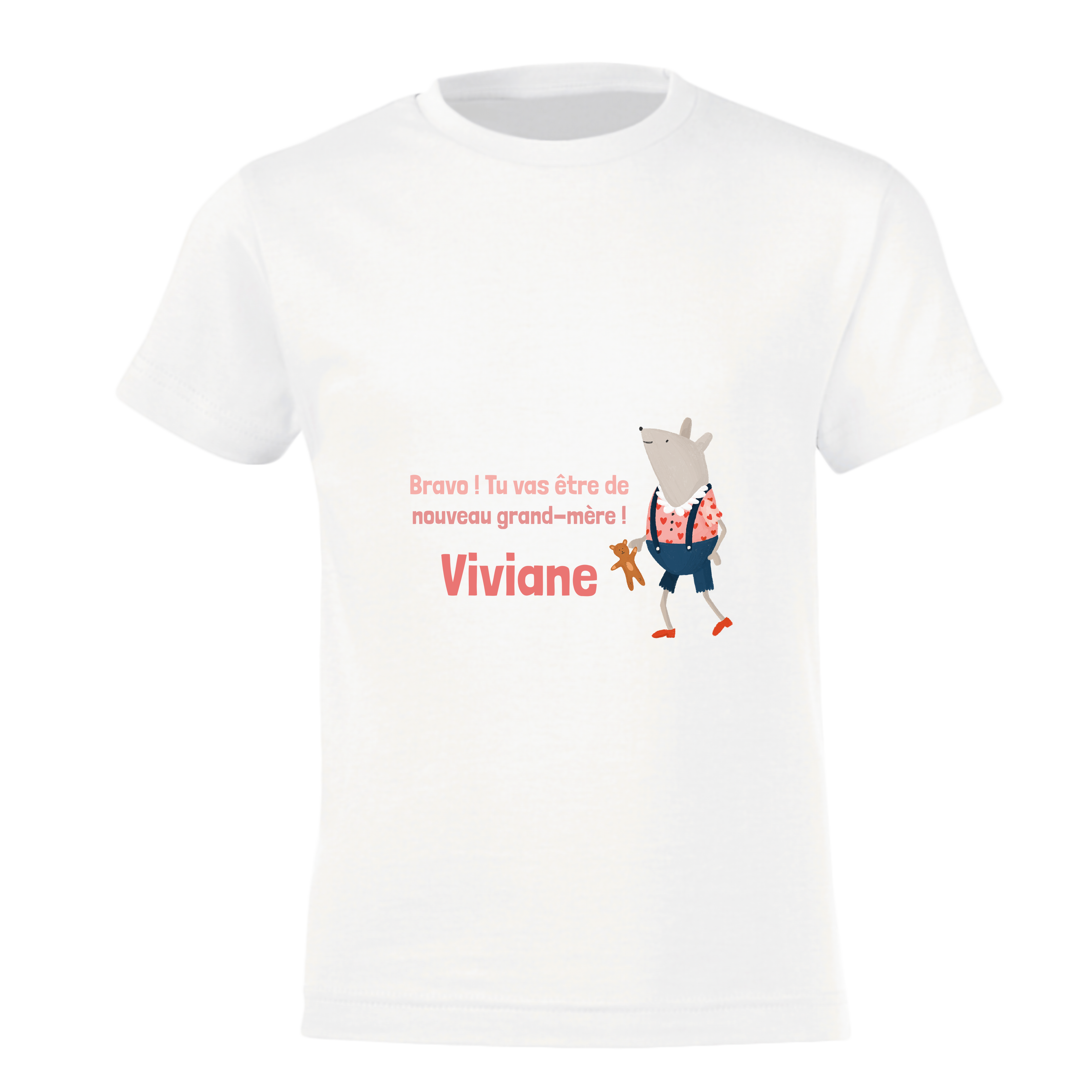 T - shirt annonce grossesse personnalisé - Grand frère / Grande soeur