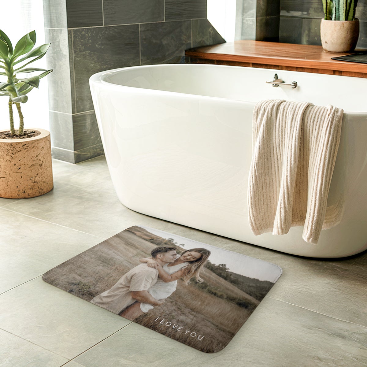 Spersonalizowana mata azienkowa - 70 x 50 cm