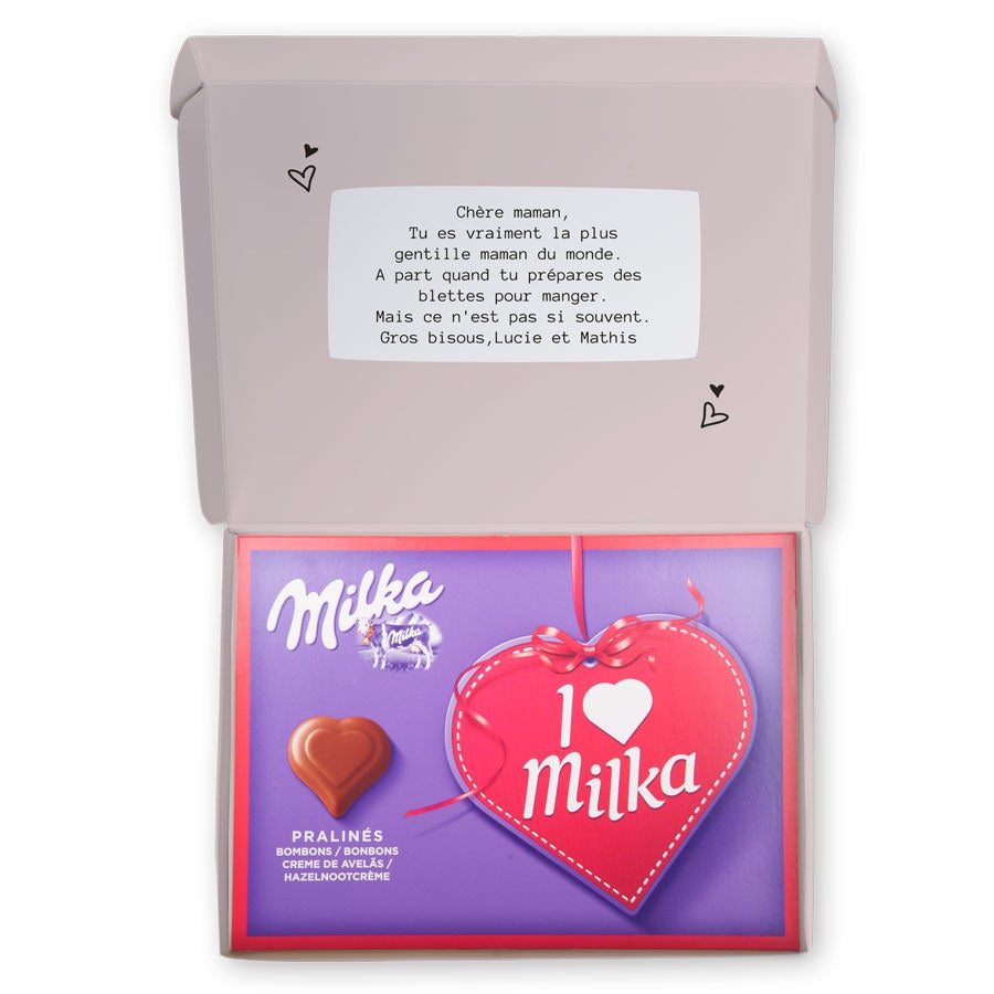 Coffret Milka - Fête des Mères - Coeur