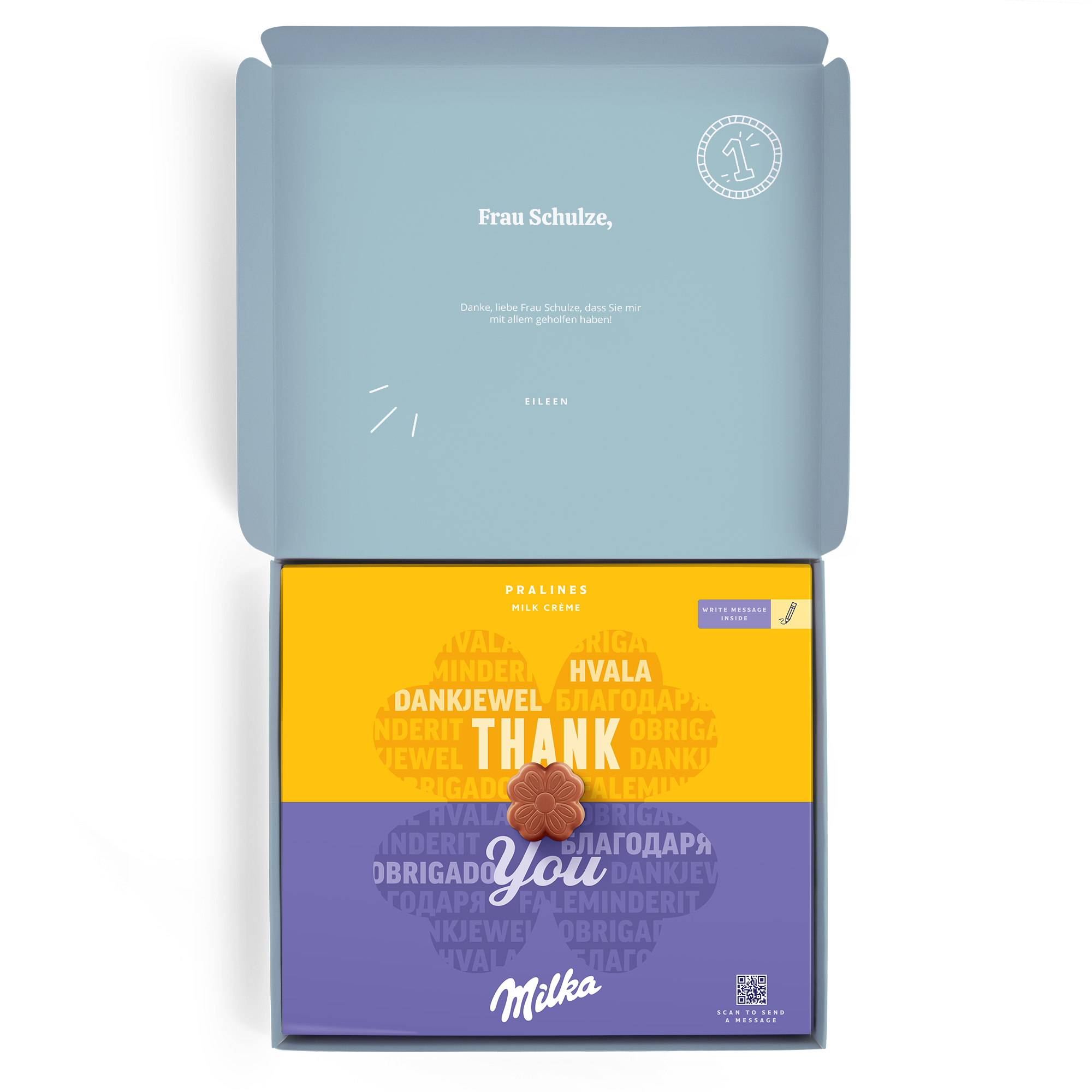 Pralinen Milka Lehrer