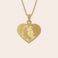 Collier cœur gravé Collier cœur gravé