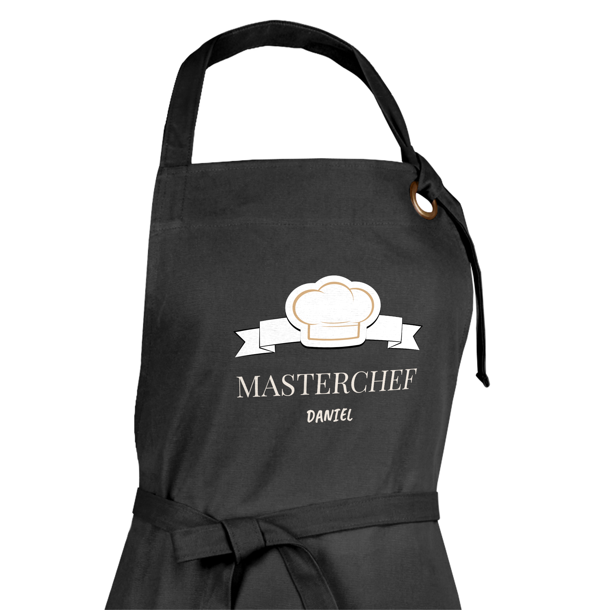 Personalised BBQ Apron - Black