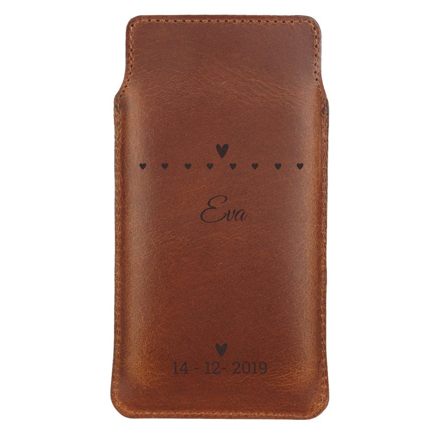 Leren telefoonhoesje Leren telefoonhoesje